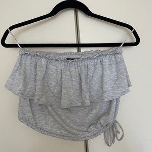 Abercrombie strapless blouse